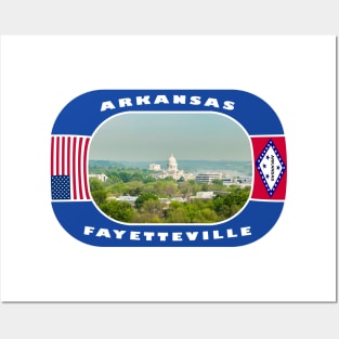 Arkansas, Fayetteville City, USA Posters and Art